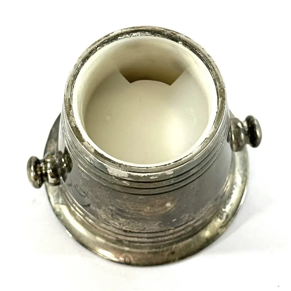 Vintage International Silver Co Champagne Bottle Ice Bucket Salt & Pepper Shaker - Picture 6 of 9